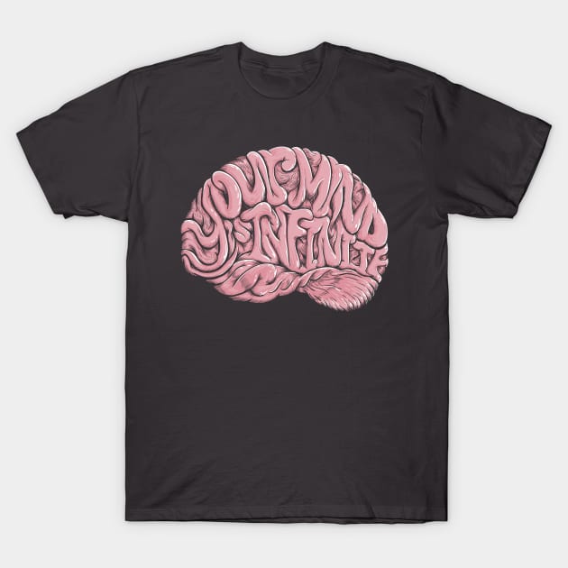 Your Mind is Infinite T-Shirt by jasoncastillo